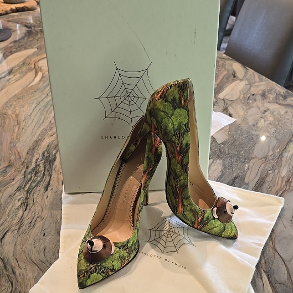 Charlotte Olympia Shoes - Vintage Limited Edition Charlotte Olympia "Bear Necessities" Heels. Size…